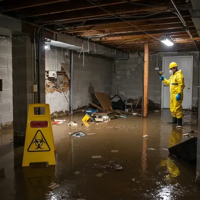 Flooded Basement Electrical Hazard in Heritage Creek, KY Property